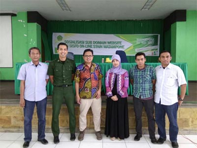 Kegiatan Pelatihan Admin Subdomain  Web STAIN Watampone