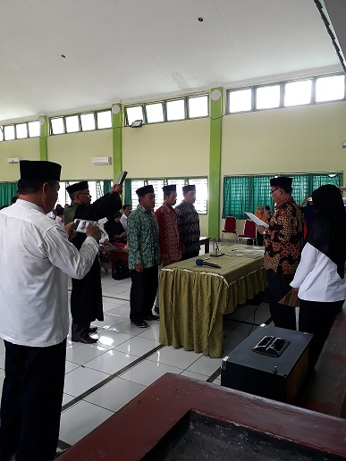 Foto Kegiatan Pelantikan dan Serah Terima Jabatan Wakil Ketua STAIN Watampone Masa Jabatan 2017-2021