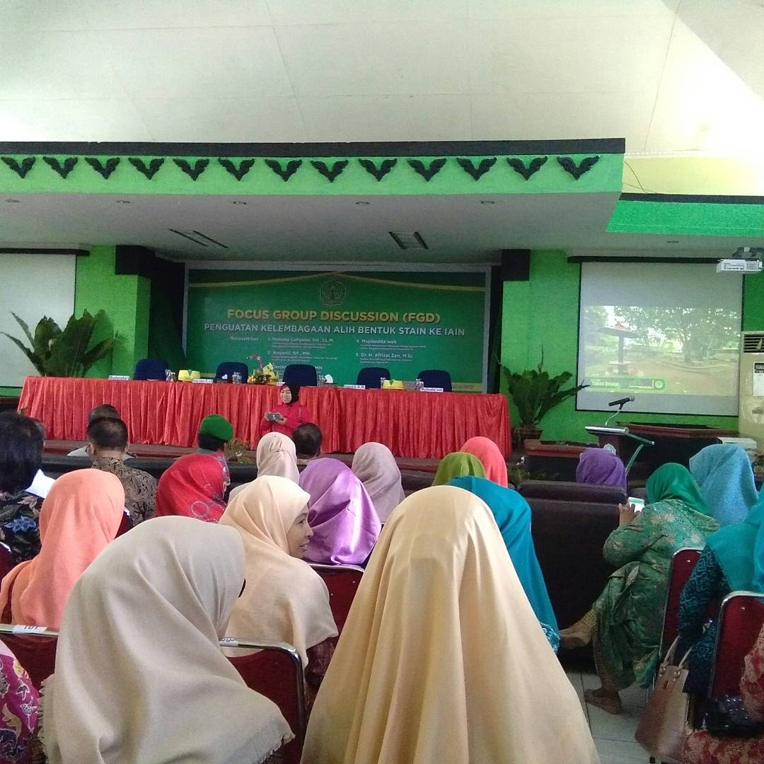 Foto Kegiatan FGD Transformasi Kelembagaan STAIN ke IAIN