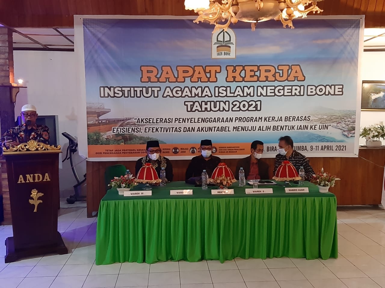 IAIN Bone Matangkan Program Kerja 2021 dalam Raker di Bira