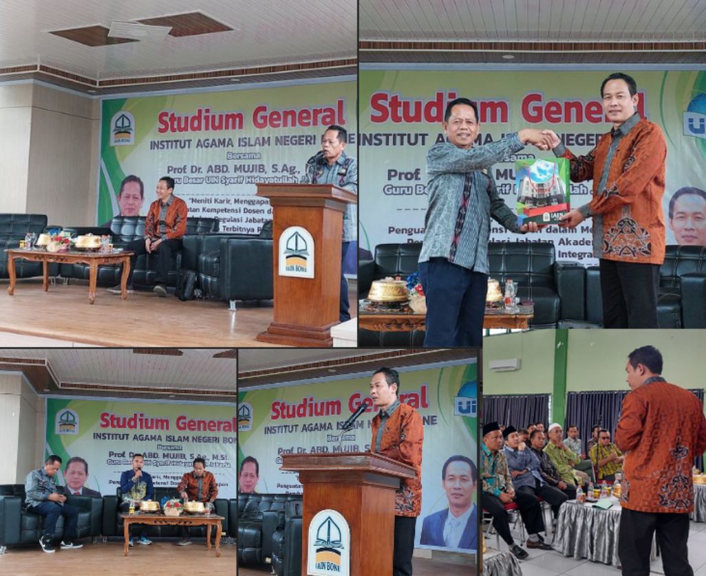 PROF ABD MUJIB MOTIVASI DOSEN IAIN BONE CAPAI GELAR GURU BESAR