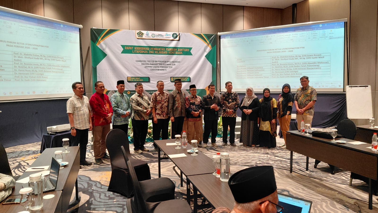 Ketua LPPM IAIN Bone Terpilih sebagai Koordinator Wilayah Sulawesi di Forum LPPM PTKIN Nasional