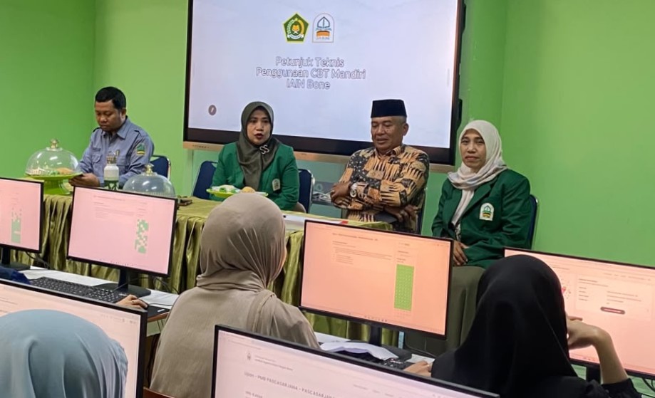 95 Calon Mahasiswa Pascasarjana IAIN Bone Ikuti Ujian CBT dan Wawancara