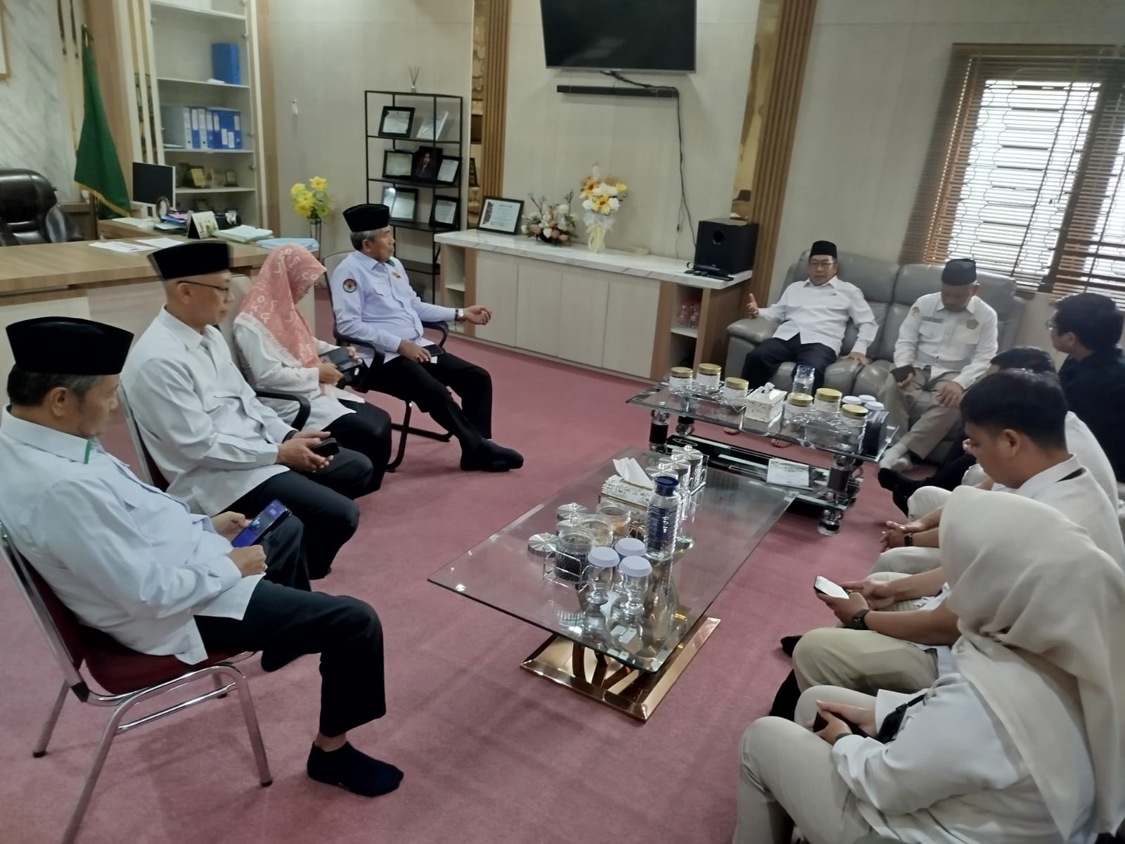 Terima Kunjungan Bank Taspen Mandiri, Pimpinan IAIN Bone Jajaki Kerja Sama Strategis